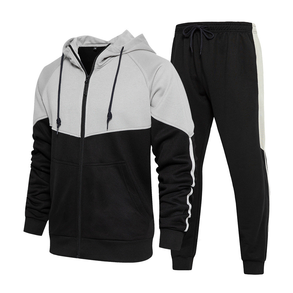 Herren-Trainingsanzug mit Kapuze und Hose, Smart Fit | TZ95