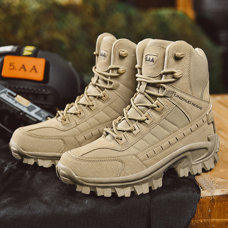 Bottes tactiques militaires pour forces spéciales en cuir pour hommes | B21 