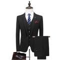 Hochwertiger 3-teiliger Herrenanzug Slim Fit mit einem Knopf, elegantes Kleid | SJT218