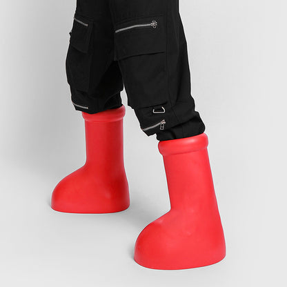 Bottes en caoutchouc unisexes de créateur Mschf Rep Big Red | ZL159 