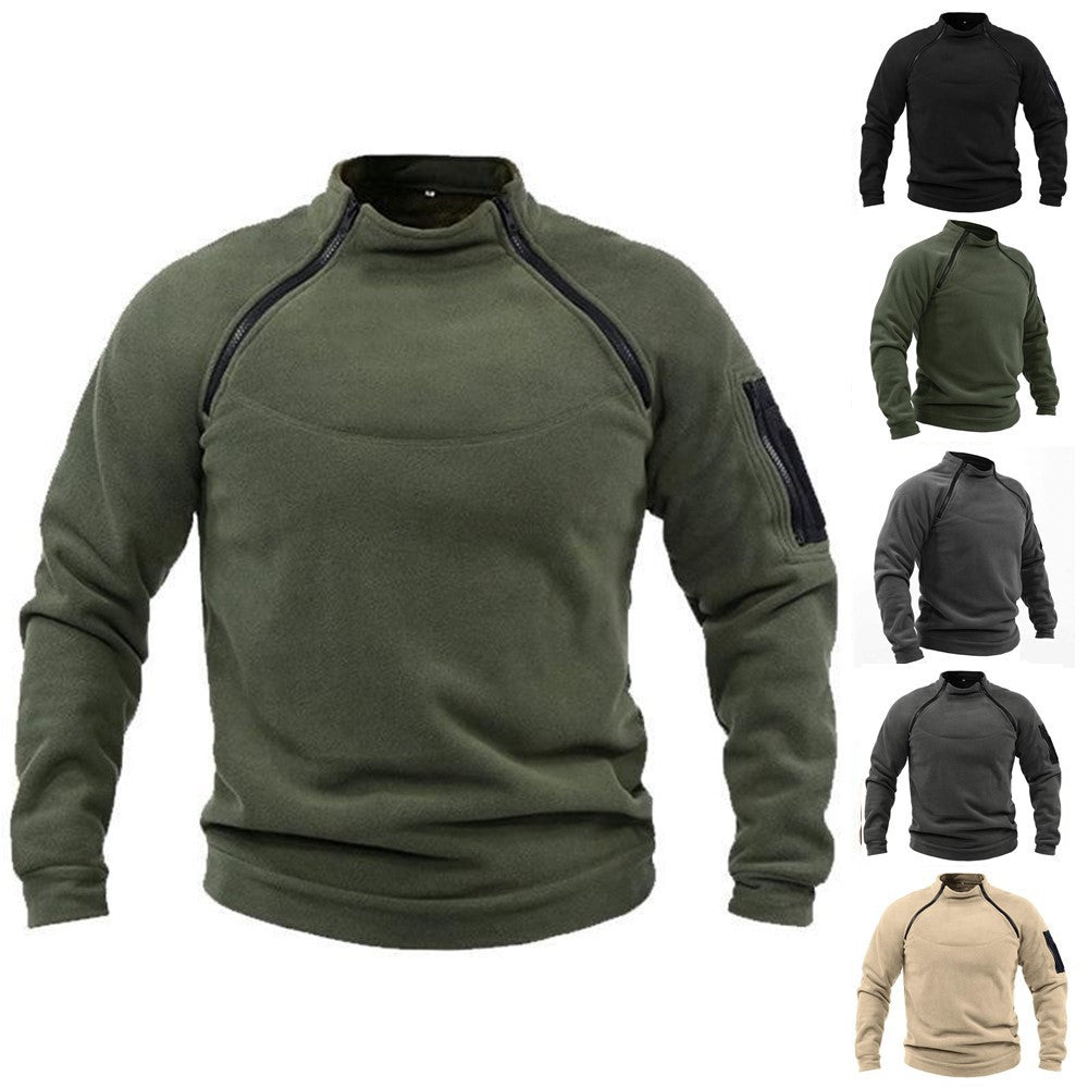 Sweat-shirt d'extérieur en polaire chaud et respirant pour homme | NQ78 