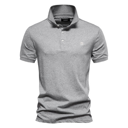 Polo casual a maniche corte da uomo tinta unita | PL216 