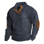Herren-Sweatshirt mit Stehkragen und langen Ärmeln für den Außenbereich | DPMO 