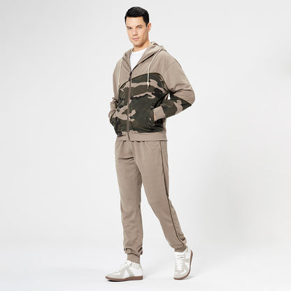 Men's Premium Camouflage Quick Fit Hooded Tracksuit  | TZ93