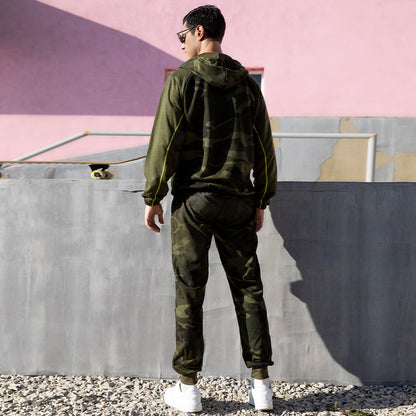 Ensemble de camouflage militaire à capuche et pantalon pour homme Smart Fit | TZ57