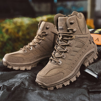 Bottes tactiques militaires pour forces spéciales en cuir pour hommes | B21 