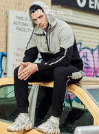 Herren-Trainingsanzug mit Kapuze und Hose, Smart Fit | TZ95