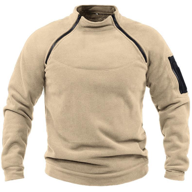 Sweat-shirt d'extérieur en polaire chaud et respirant pour homme | NQ78 