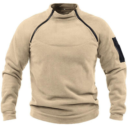 Men's Outdoor Fleece Warm And Breathable Sweatshirt | NQ78