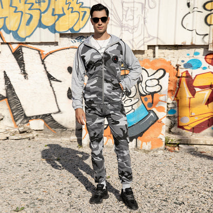 Ensemble de camouflage militaire à capuche et pantalon pour homme Smart Fit | TZ57