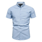 Herren Kurzarm Slim Fit Businesshemd Basic Design Atmungsaktiv | SH711