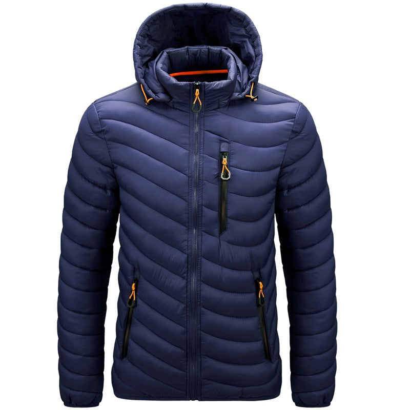 Leichte, hochwertige Bomberjacke mit Kapuze | C913