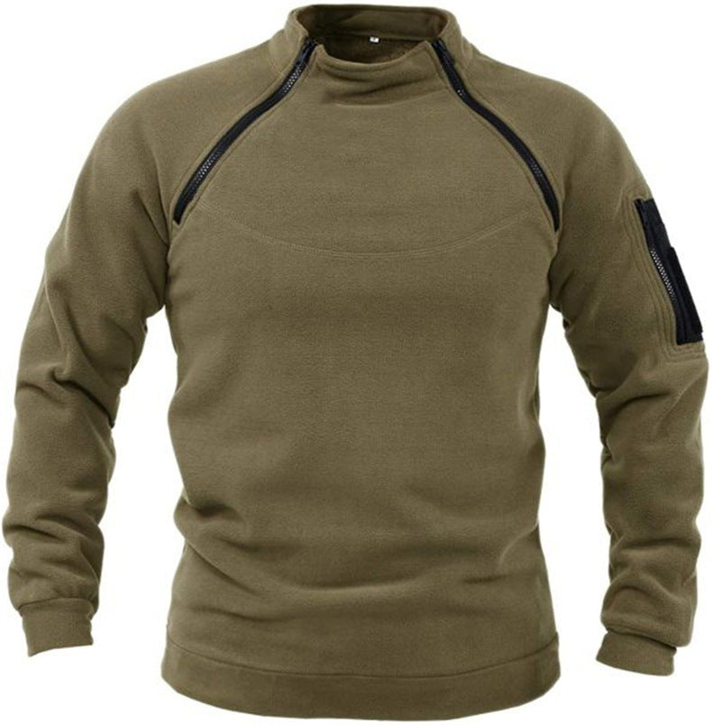 Sweat-shirt d'extérieur en polaire chaud et respirant pour homme | NQ78 