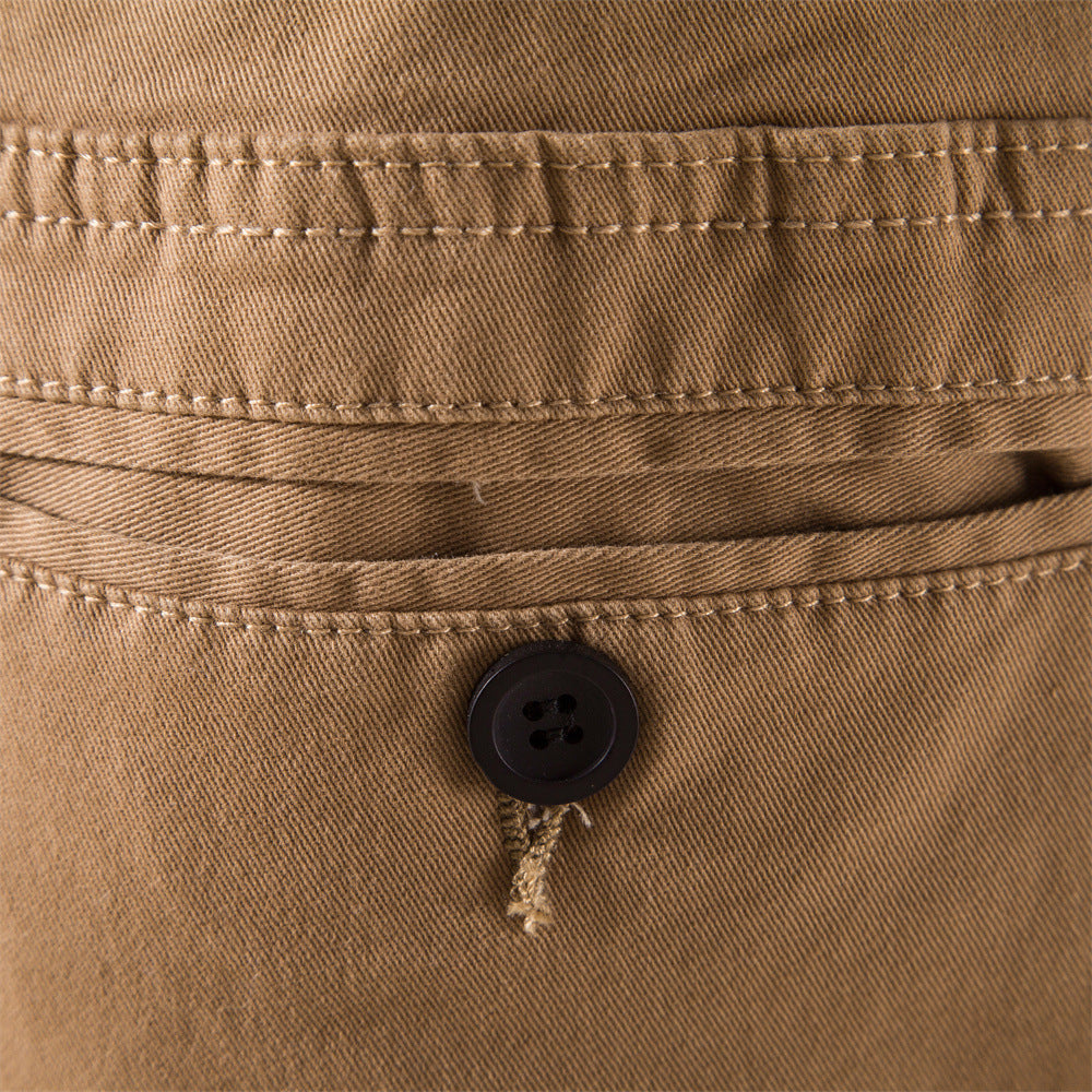 Herren Casual Solid Color Cargohose Streetwear Hose | PT075 