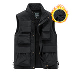 Ärmellose Herrenjacke mit mehreren Taschen | 8066A