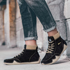 Herren Handgenähte Casual Schnürstiefeletten Fahrschuhe-20303