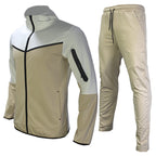Herren Trainingsanzug Sportlich Durchgehender Reißverschluss Lässiger Sport Jogging Gym Sweatsuit | 21420
