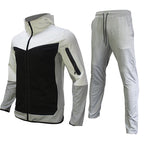 Herren Trainingsanzug Sportlich Durchgehender Reißverschluss Lässiger Sport Jogging Gym Sweatsuit | 21420