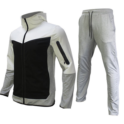 Tuta sportiva da uomo con cerniera intera, casual, sportiva, da jogging, da palestra | 21420