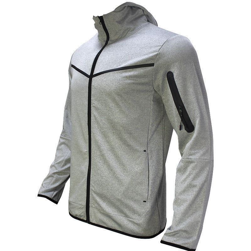 Herren Trainingsanzug Sportlich Durchgehender Reißverschluss Lässiger Sport Jogging Gym Sweatsuit | 21420