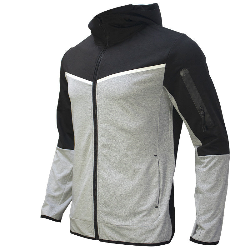 Herren Trainingsanzug Sportlich Durchgehender Reißverschluss Lässiger Sport Jogging Gym Sweatsuit | 21420