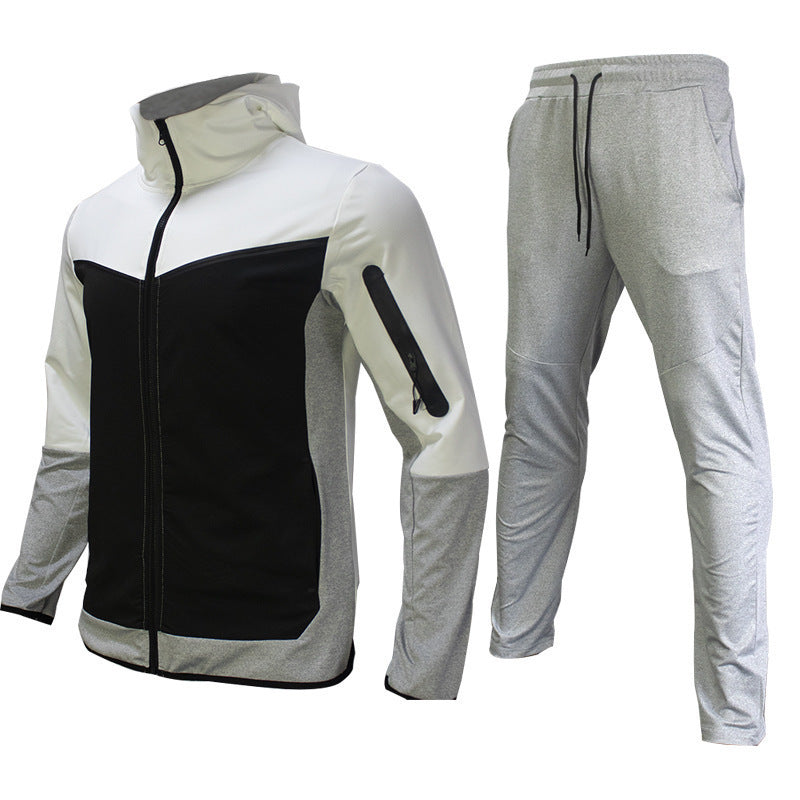 Survêtement de sport pour homme avec fermeture éclair intégrale et pantalon de jogging décontracté | 21420