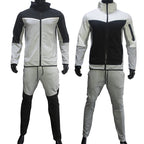 Herren Trainingsanzug Sportlich Durchgehender Reißverschluss Lässiger Sport Jogging Gym Sweatsuit | 21420