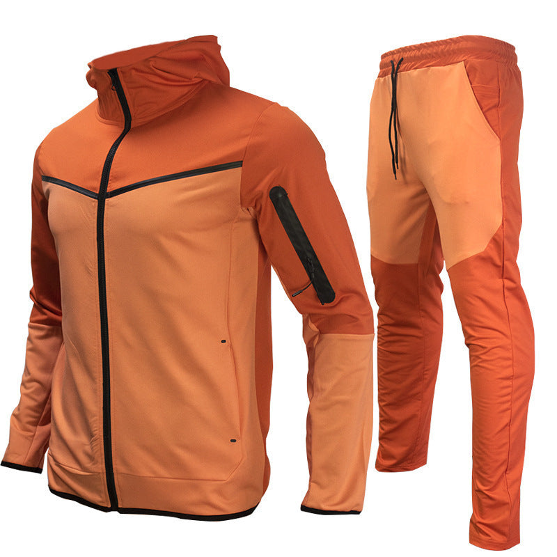 Herren Trainingsanzug Sportlich Durchgehender Reißverschluss Lässiger Sport Jogging Gym Sweatsuit | 21420