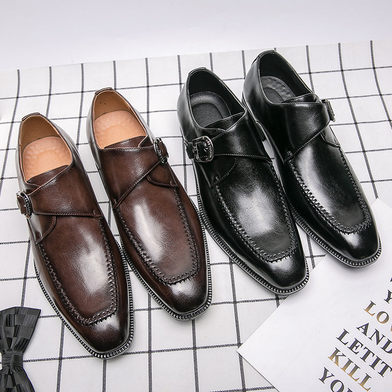 Stilvolle Freizeitschuhe für Herren, leichte formelle Stiefel | 2888-3 