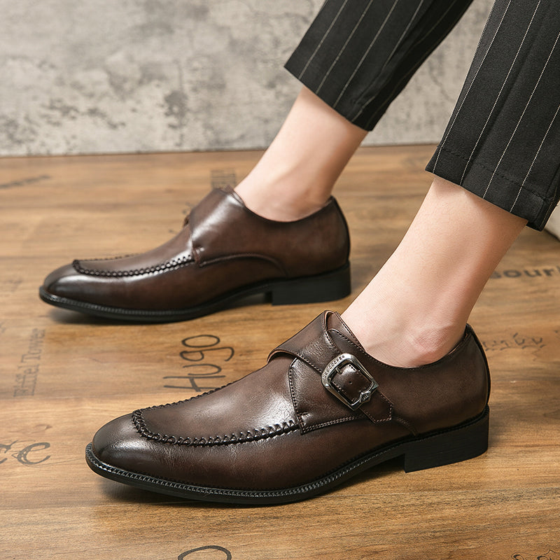 Stilvolle Freizeitschuhe für Herren, leichte formelle Stiefel | 2888-3 