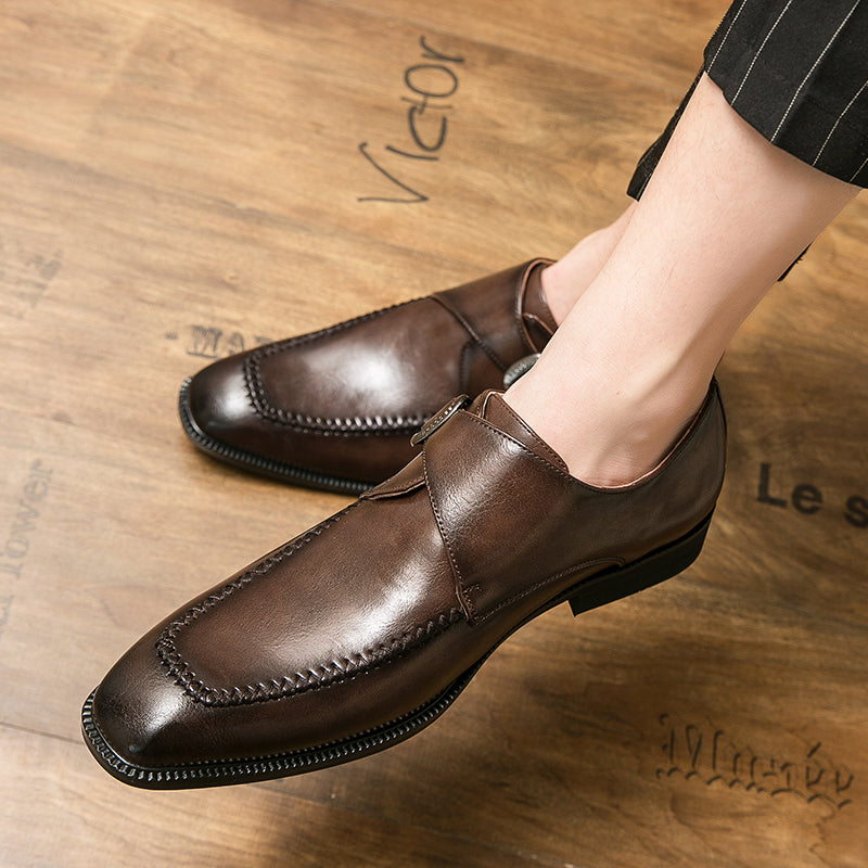 Stilvolle Freizeitschuhe für Herren, leichte formelle Stiefel | 2888-3 