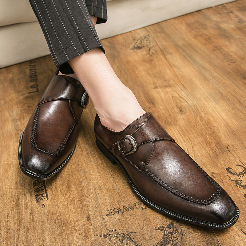 Stilvolle Freizeitschuhe für Herren, leichte formelle Stiefel | 2888-3 