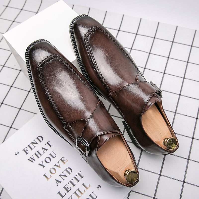 Stilvolle Freizeitschuhe für Herren, leichte formelle Stiefel | 2888-3 