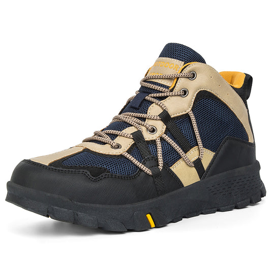 Scarpe da trekking da uomo per campeggio all'aperto, blu navy | 762