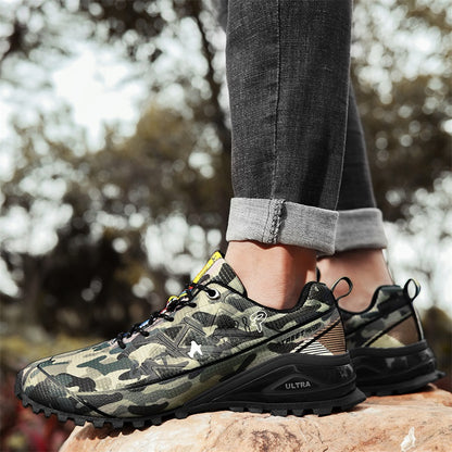 Baskets athlétiques haut de gamme Chaussures de course sur sentier camouflage pour hommes | K798