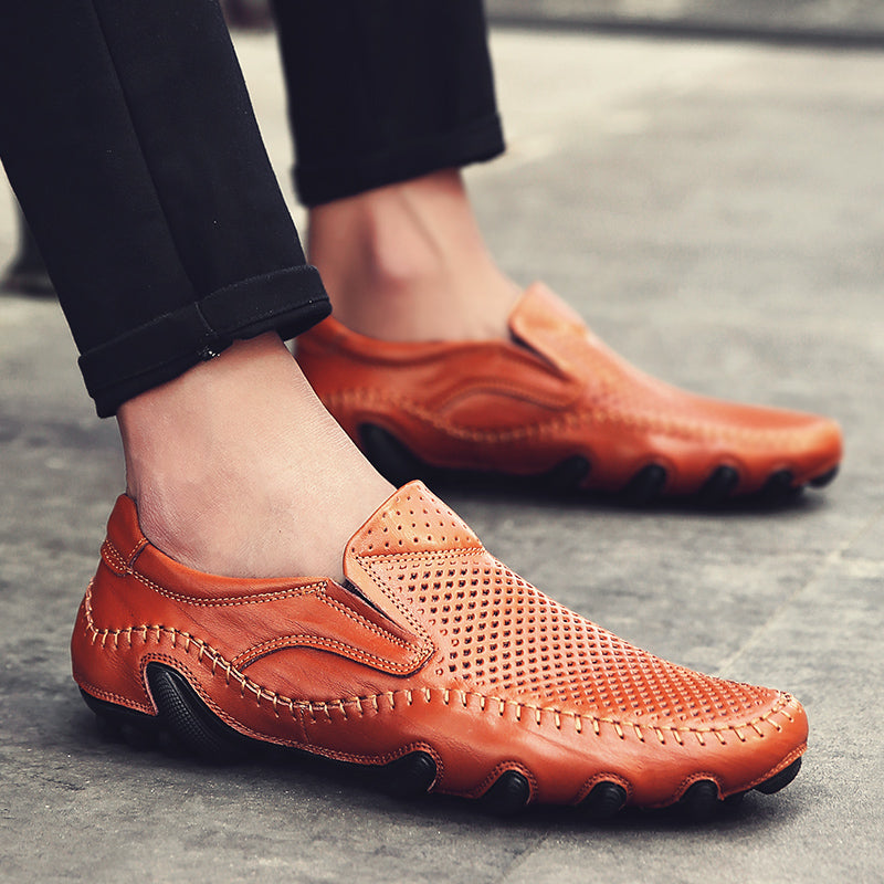 Mocassins plats en maille style été pour hommes | K626 