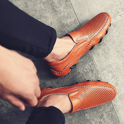 Mocassins plats en maille style été pour hommes | K626 