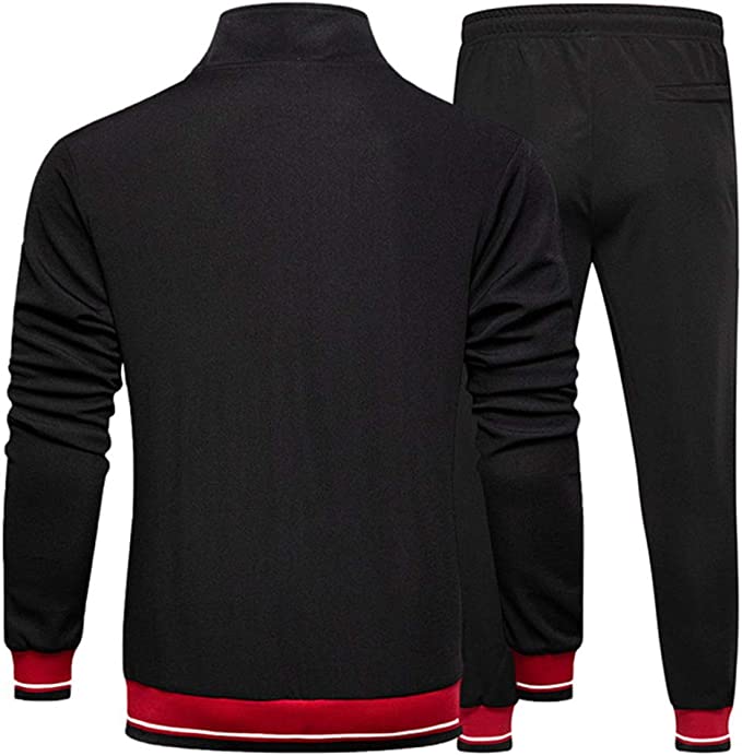 Men's Quick Dry Thin Activewear Full Zip Jogging Tracksuit  Spring Autumn | TZ55