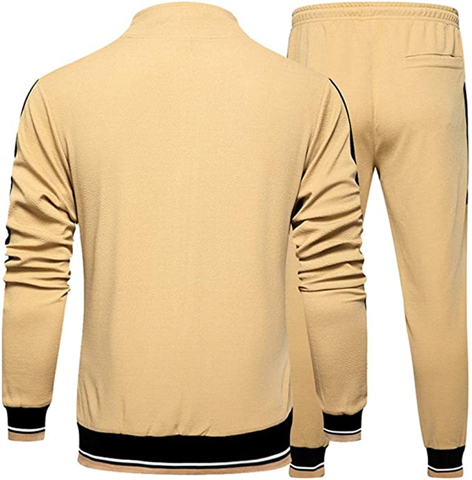 Men's Quick Dry Thin Activewear Full Zip Jogging Tracksuit  Spring Autumn | TZ55