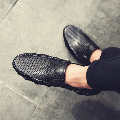 Mocassins plats en maille style été pour hommes | K626 