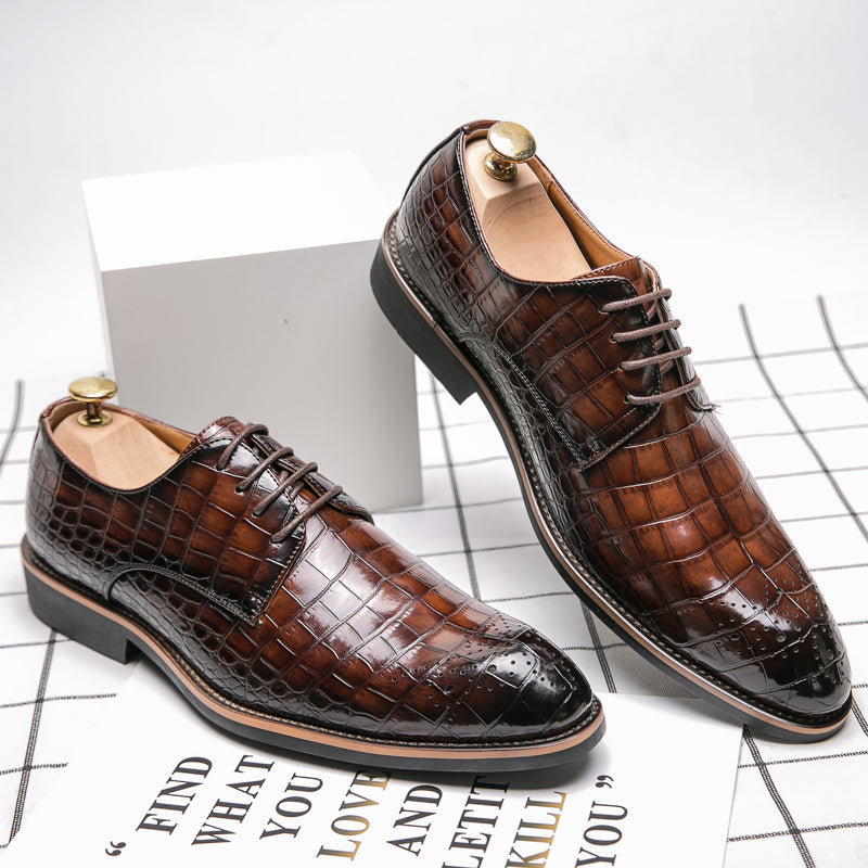 Herren Freizeit Hochzeitsstiefel Formelle Schnürschuhe Brogue | 681-29 
