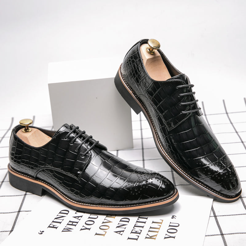 Herren Freizeit Hochzeitsstiefel Formelle Schnürschuhe Brogue | 681-29 