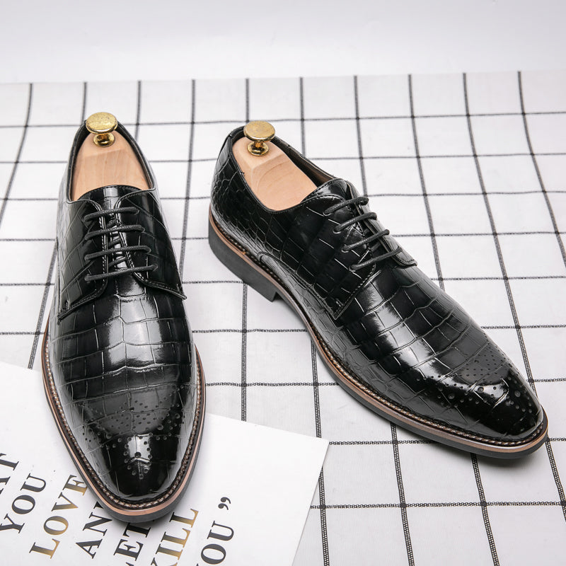 Herren Freizeit Hochzeitsstiefel Formelle Schnürschuhe Brogue | 681-29 