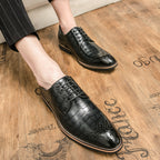 Herren Freizeit Hochzeitsstiefel Formelle Schnürschuhe Brogue | 681-29 