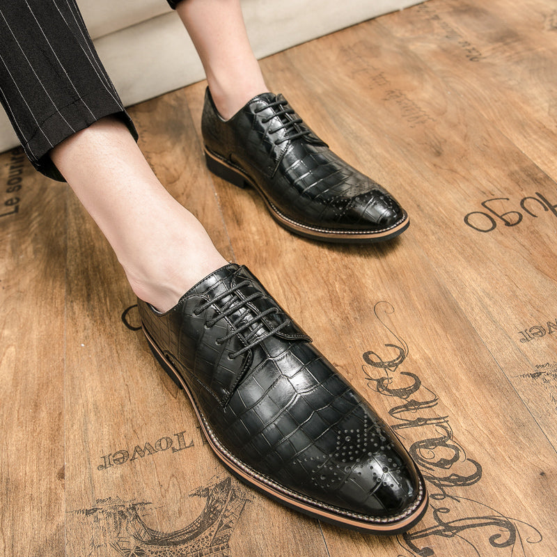 Herren Freizeit Hochzeitsstiefel Formelle Schnürschuhe Brogue | 681-29 