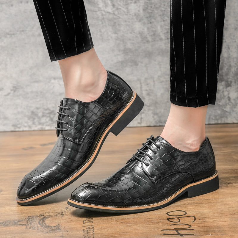 Herren Freizeit Hochzeitsstiefel Formelle Schnürschuhe Brogue | 681-29 