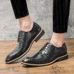 Herren Freizeit Hochzeitsstiefel Formelle Schnürschuhe Brogue | 681-29 
