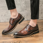 Herren Freizeit Hochzeitsstiefel Formelle Schnürschuhe Brogue | 681-29 