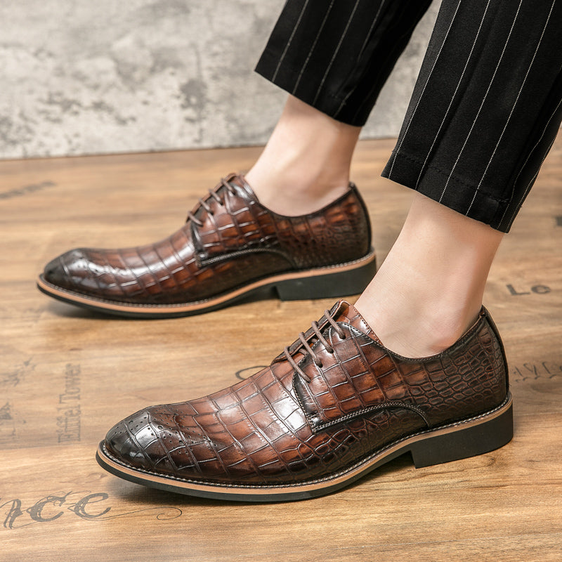 Herren Freizeit Hochzeitsstiefel Formelle Schnürschuhe Brogue | 681-29 