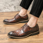 Herren Freizeit Hochzeitsstiefel Formelle Schnürschuhe Brogue | 681-29 